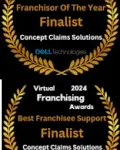 Concept Claim Solutions Finalist in Three Categories of the Quality Franchise Association (QFA) Virtual Awards.
